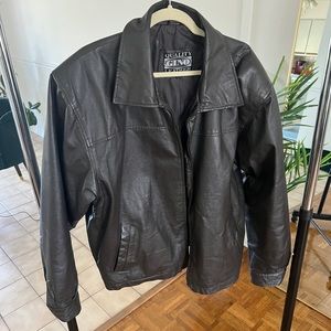 Men’s Vintage Gino Brown Leather Jacket